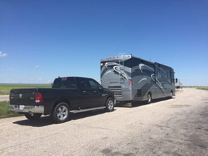 Motorhome in Wyoming