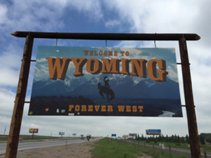 wyoming grensbord