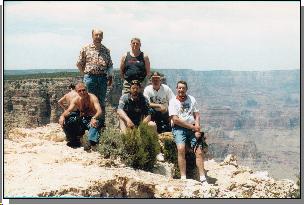 uitzicht over de Grand Canyon tijdens onze motorreis naar Amerika