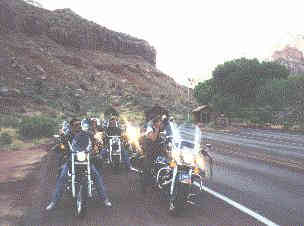 Zion National Park tijdens onze motorreis