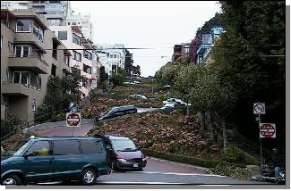 Lombardstreet in San Francisco