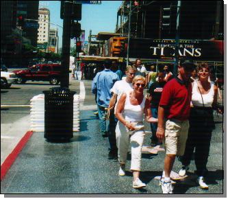 The Walk of Fame in Hollywood