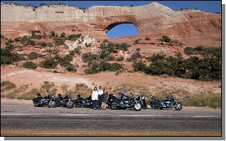 Wilson Arch tussen Moab en Blanding