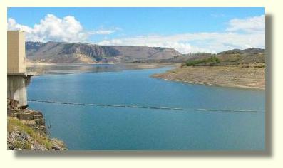 Lake Fork, stuwmeer bij de Blue Mesa Dam