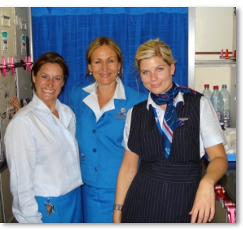 de bemanning van KLM