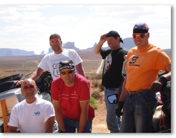 monument valley op de motor