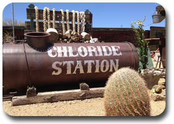 Gortdroog en schroeiheet Chloride, Arizona