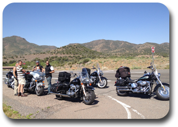 Onderweg in Arizona op onze motorreis