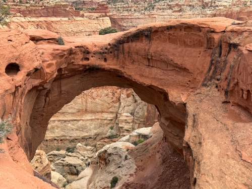 Capitol Reef NP van boven af gezien